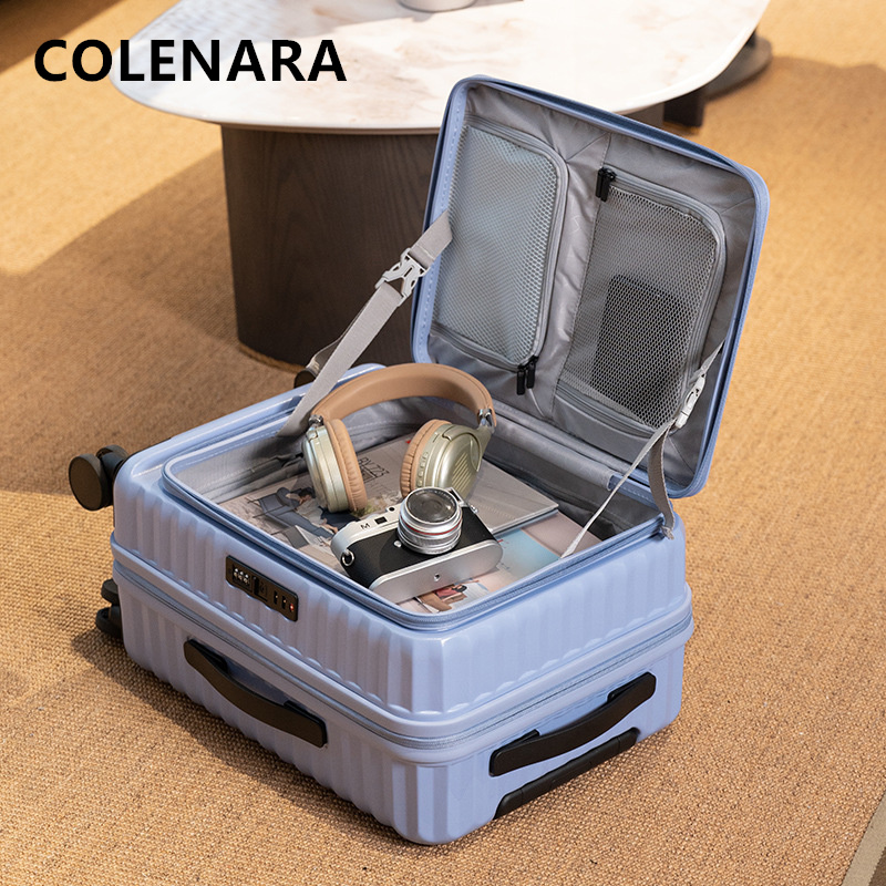 COLENARA Cabin Koffer Vooraan  - Front Opening Laptop Luggage 24 Inch recensie en prijs