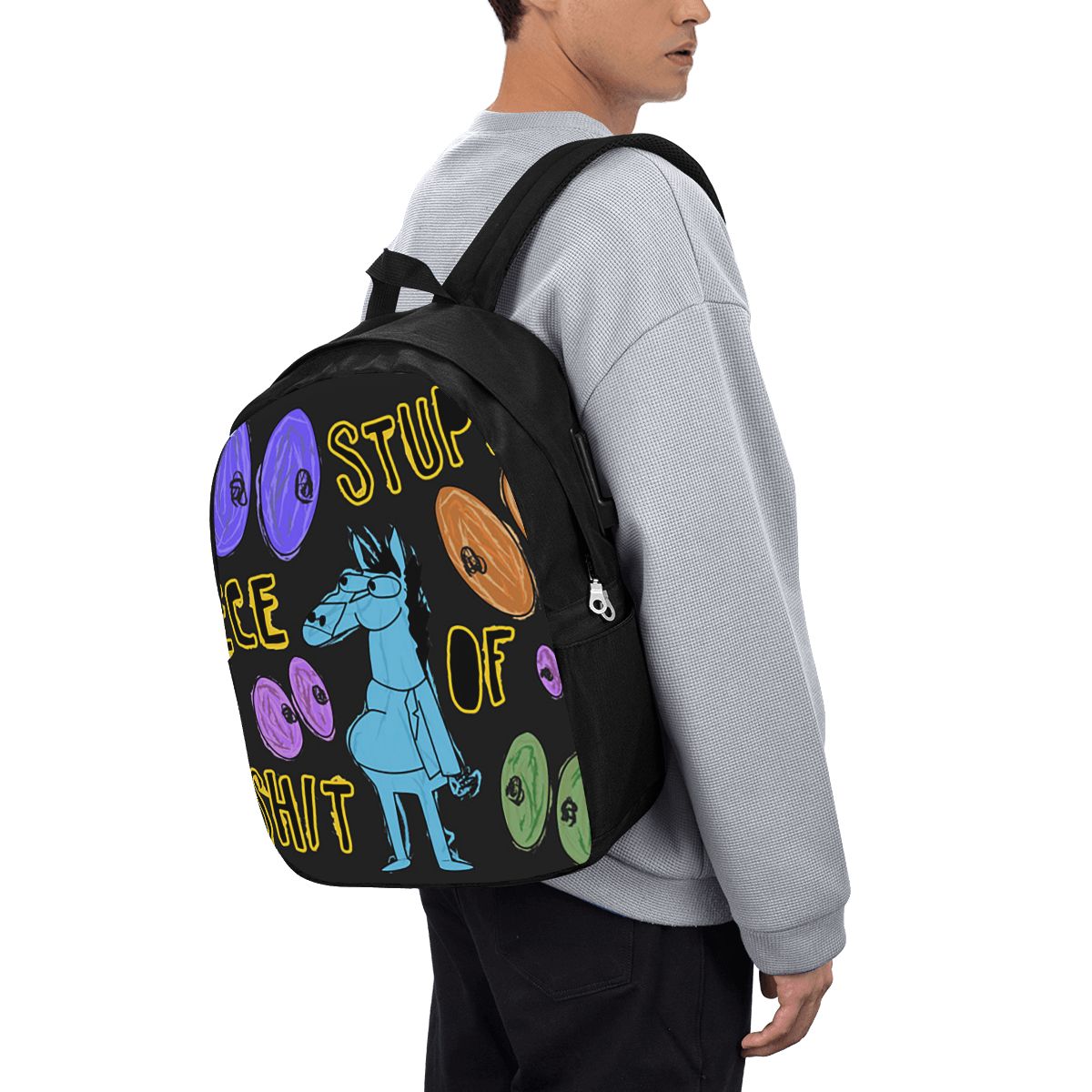 Cartoon Bojack Horseman Stupid - Backpacks recensie en prijs