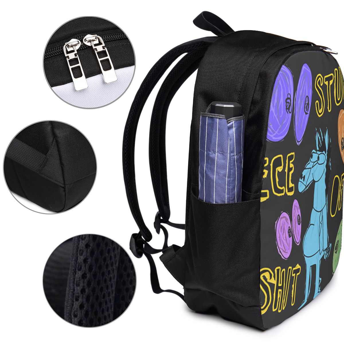 Cartoon Bojack Horseman Stupid - Backpacks recensie en prijs